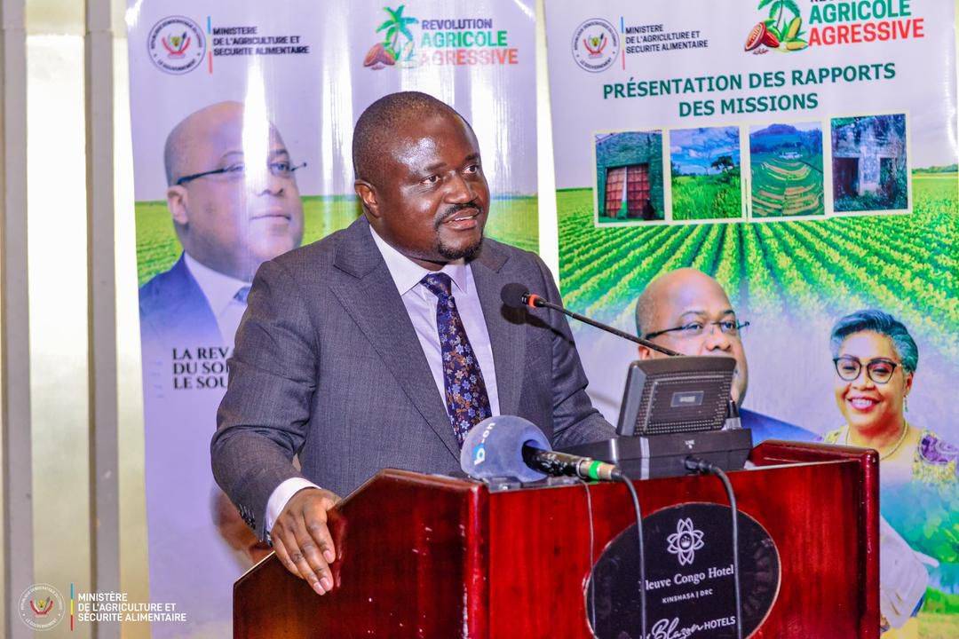 S.E MUHINDO NZANGI: « Pour la première fois, le ministère de l’Agriculture a pu envoyer des missions partout dans le pays »